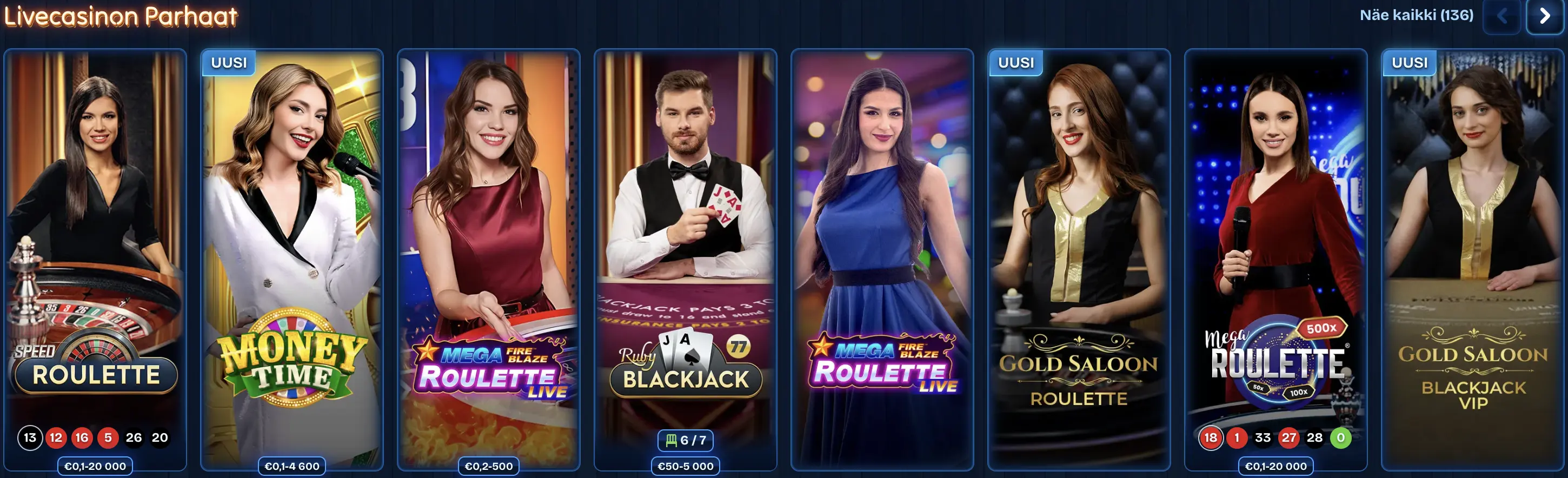 Dudespin live-kasino